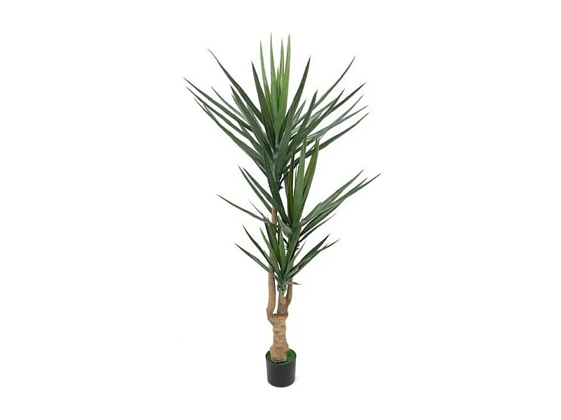 Pianta artificiale Yucca 180h 79 foglie con vaso