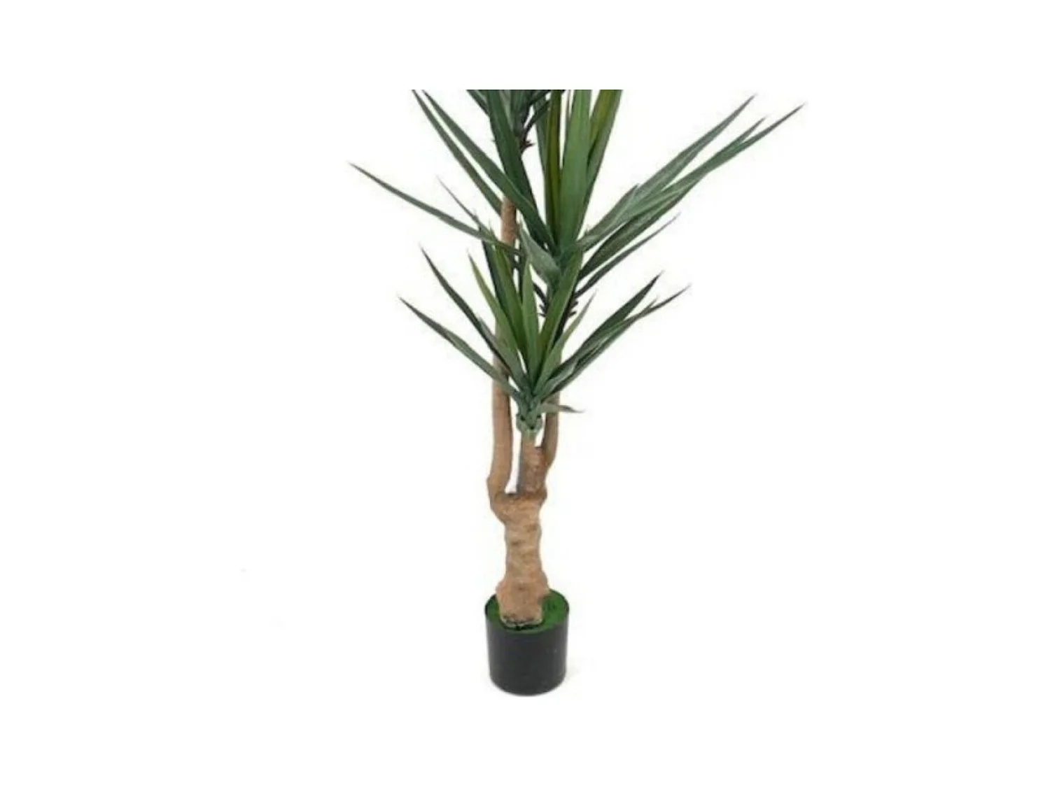 Pianta artificiale Yucca 180h 79 foglie con vaso