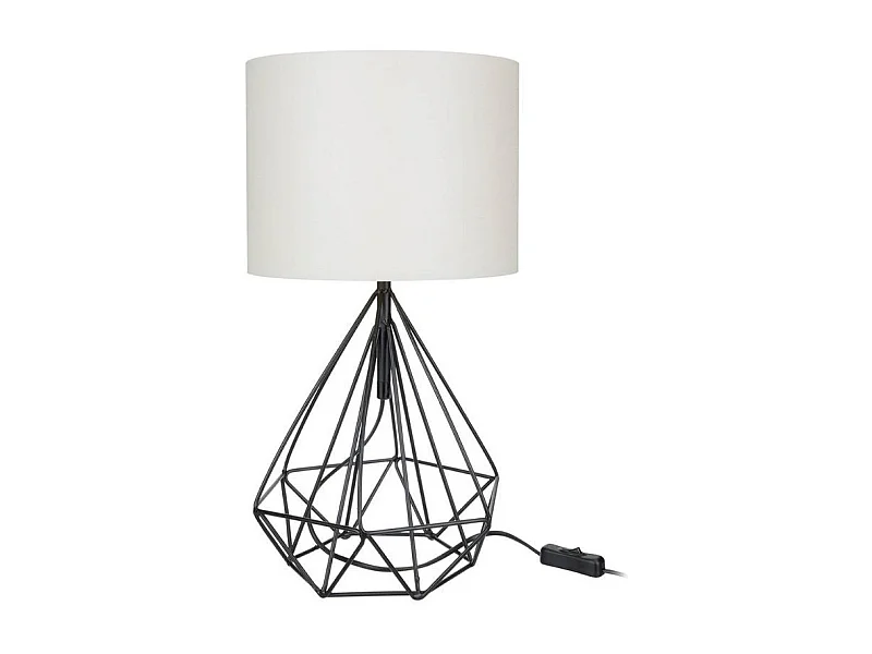 Lampada da tavolo ufficio scrivania Pena nero bianco MDL4268