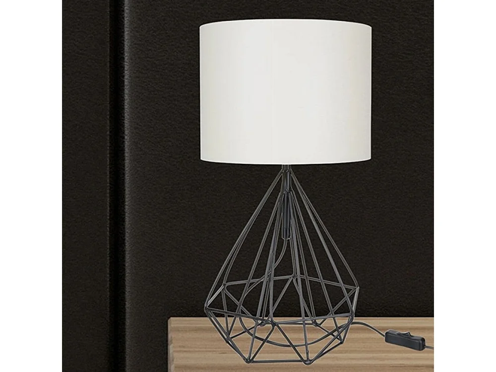 Lampada da tavolo ufficio scrivania Pena nero bianco MDL4268