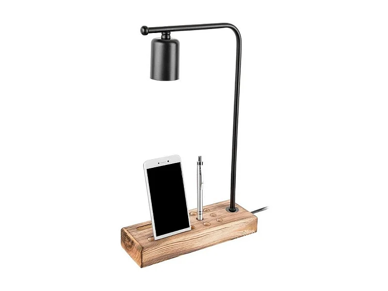 Lampada da scrivania con porta cellulare Vito MDL4285