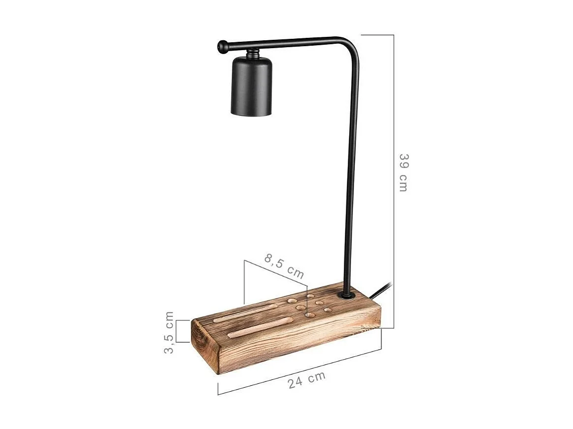 Lampada da scrivania con porta cellulare Vito MDL4285