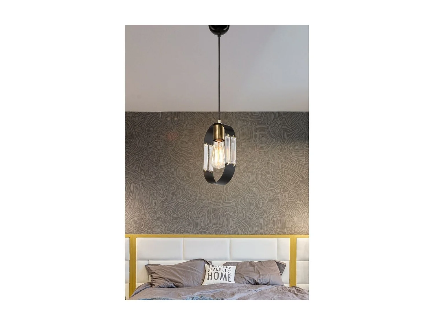 Lampada a sospensione pendente nero Nova ASZ1136