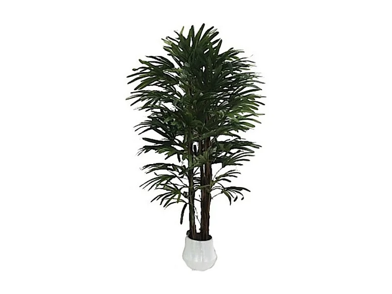 Pianta artificiale Fan Palm 140h 400 foglie con vaso