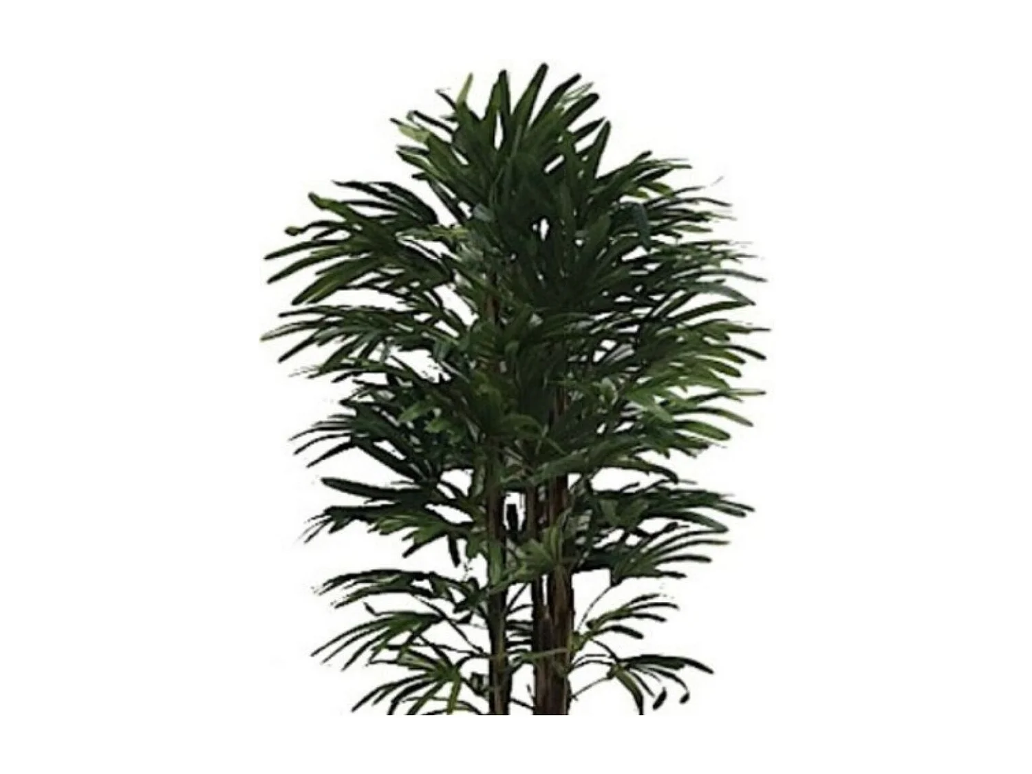 Pianta artificiale Fan Palm 140h 400 foglie con vaso