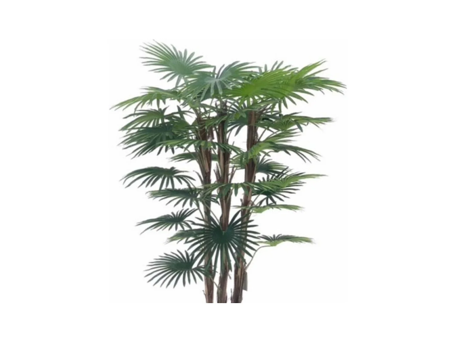 Pianta artificiale Palma nana 140h con vaso