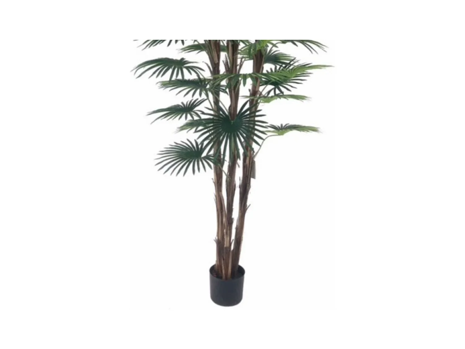 Pianta artificiale Palma nana 140h con vaso