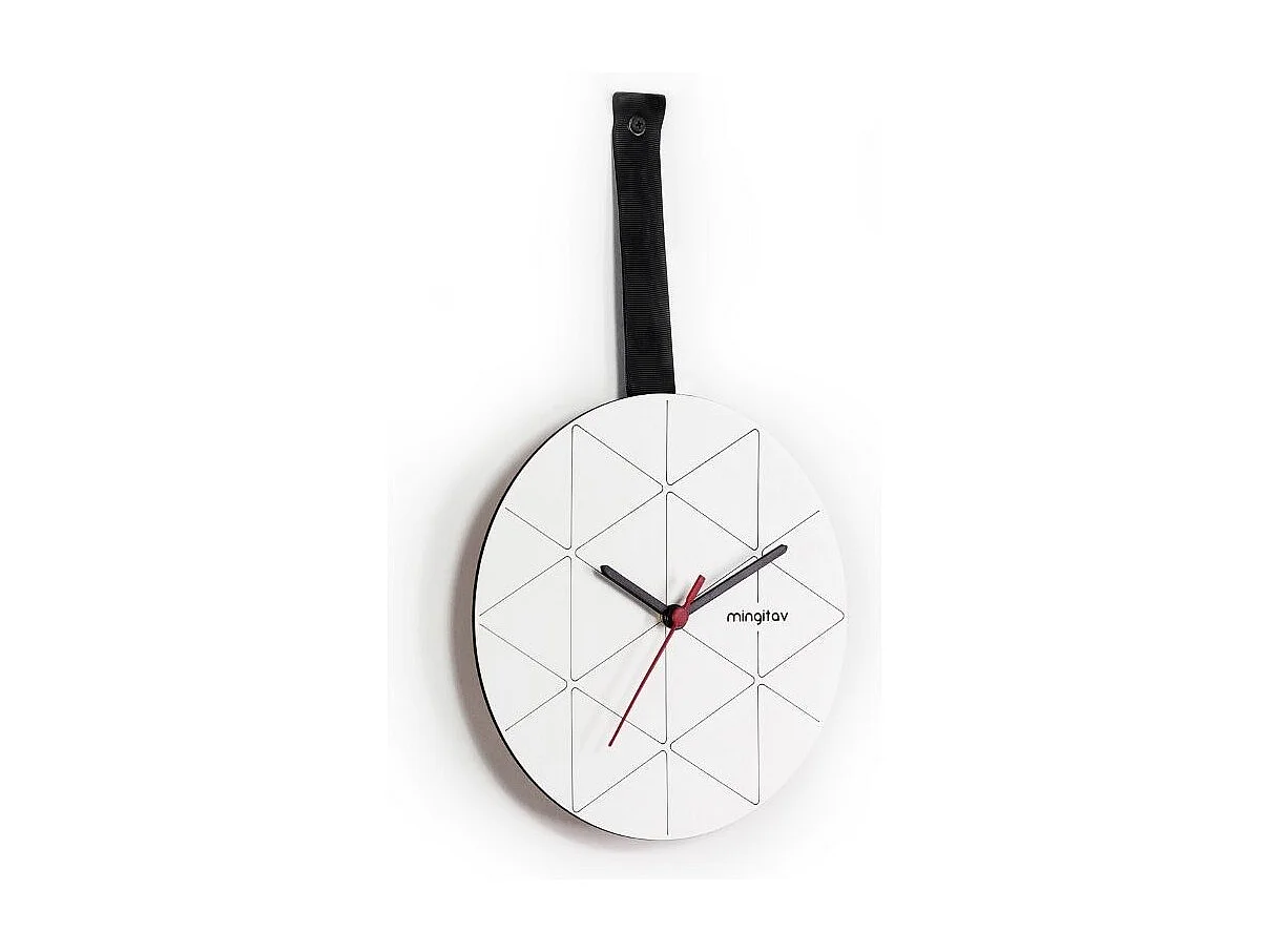Orologio da parete Minuetto MT192101 colore bianco e nero