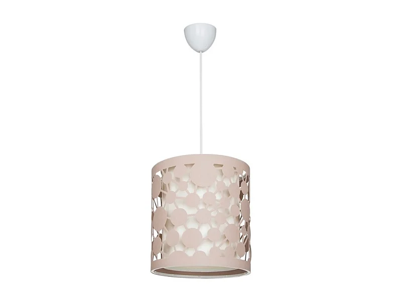 Lampada a sospensione paralume beige con intagli Summer ASZ1179