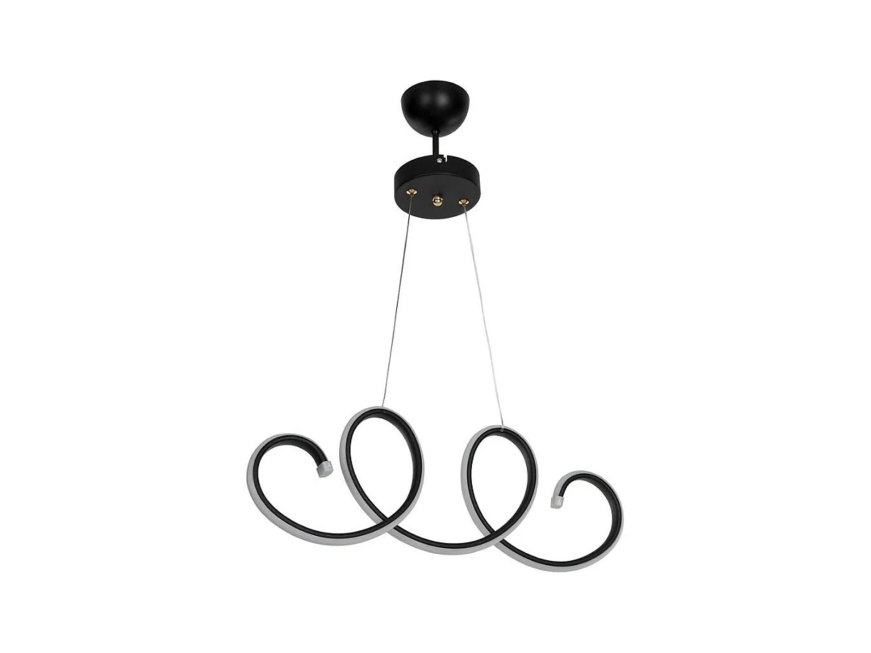Lampada a sospensione LED forma spirale Afra MDL4441 colore nero