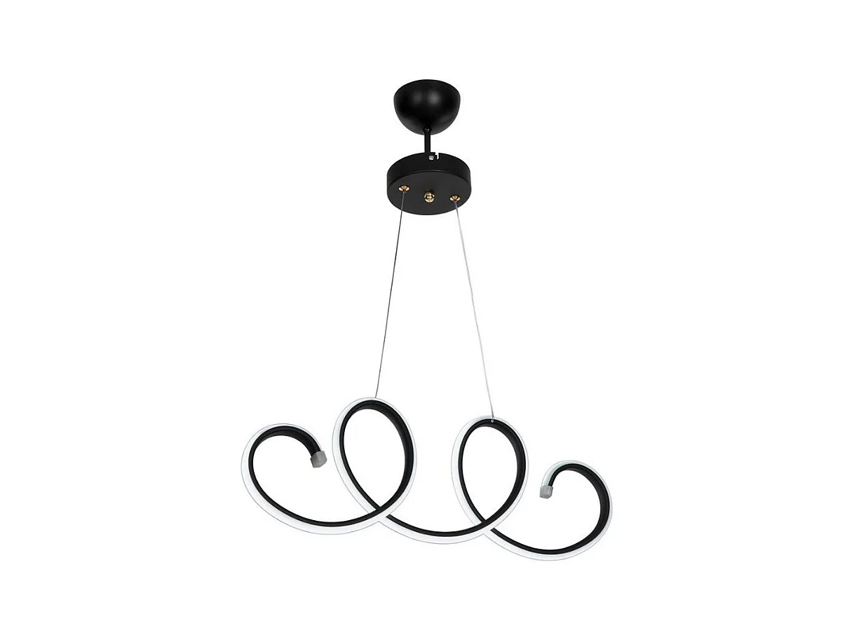 Lampada a sospensione LED forma spirale Afra MDL4441 colore nero