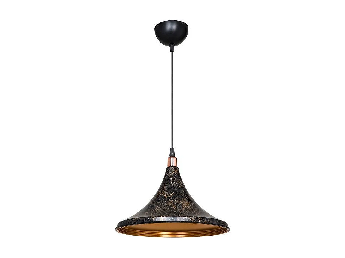 Lampada a sospensione metallo Kalyon ASZ1650 colore nero e oro