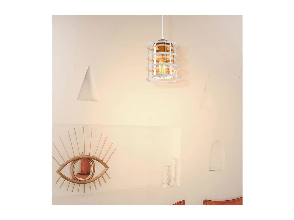 Lampada a sospensione metallo Mira ASZ1261 colore bianco