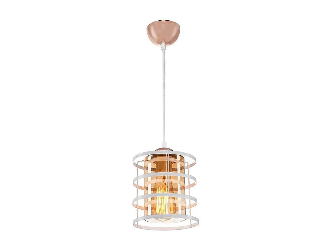 Lampada a sospensione metallo Mira ASZ1261 colore bianco