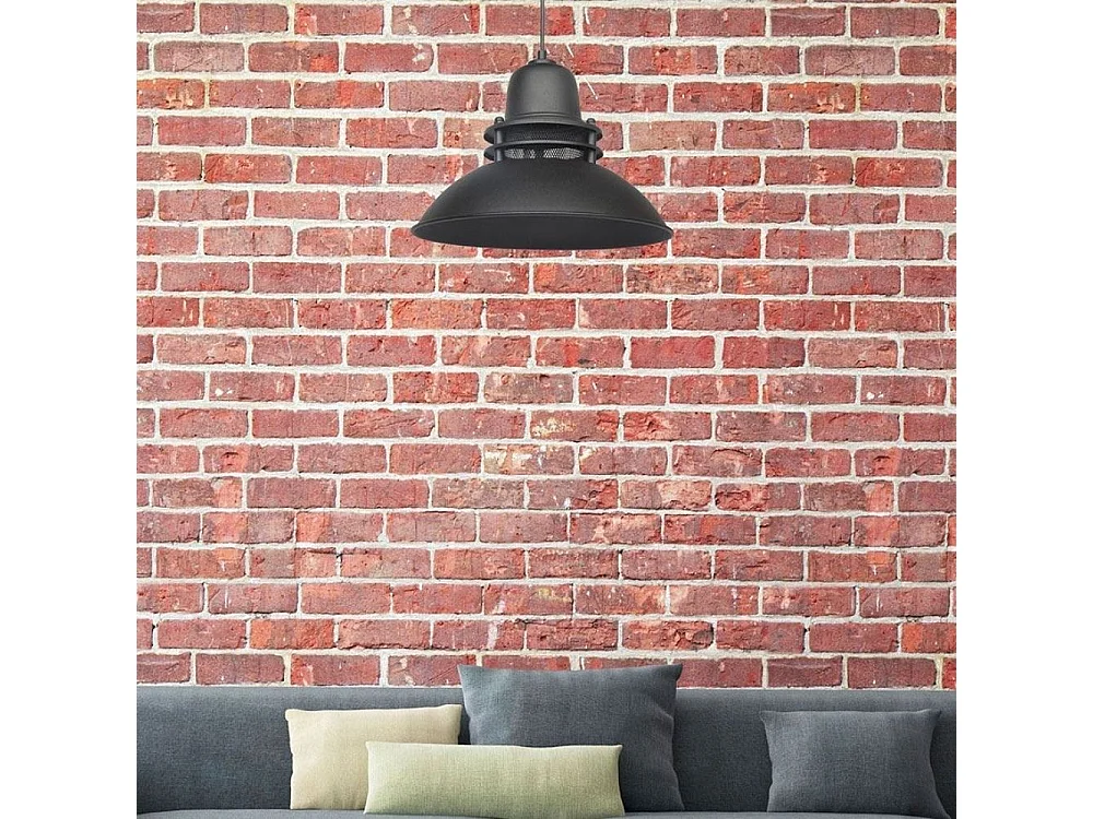 Lampada a sospensione stile industriale Tibet ASZ0871 colore nero