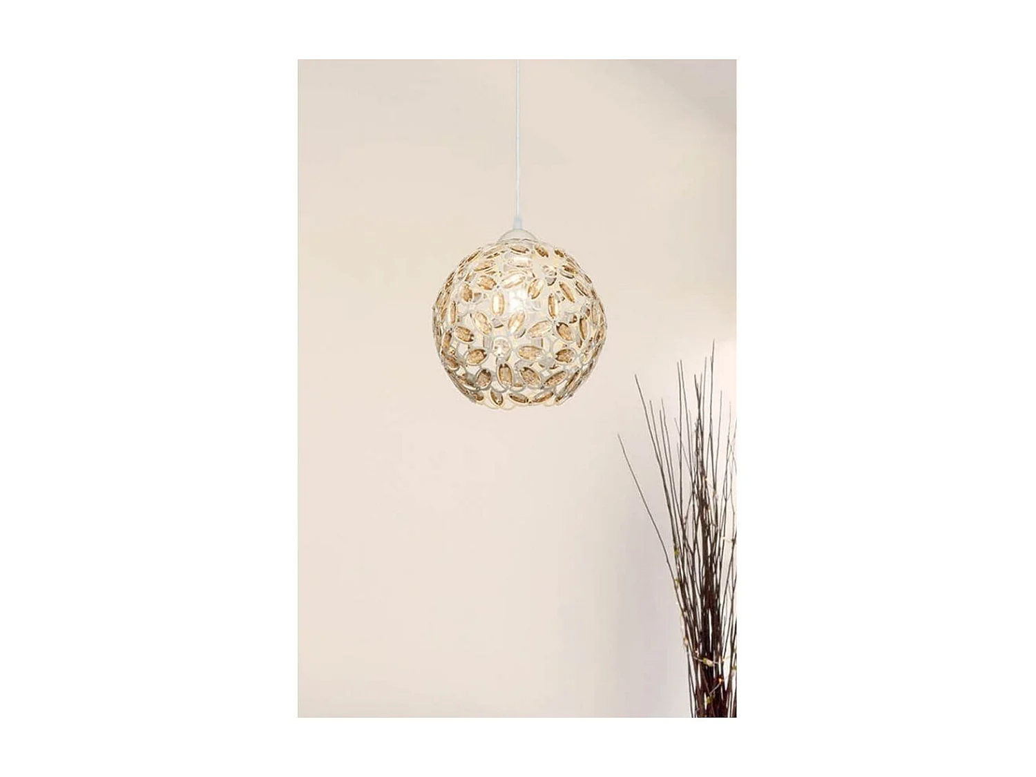 Lampada a sospensione in vetro soffiato Badem ASZ0993