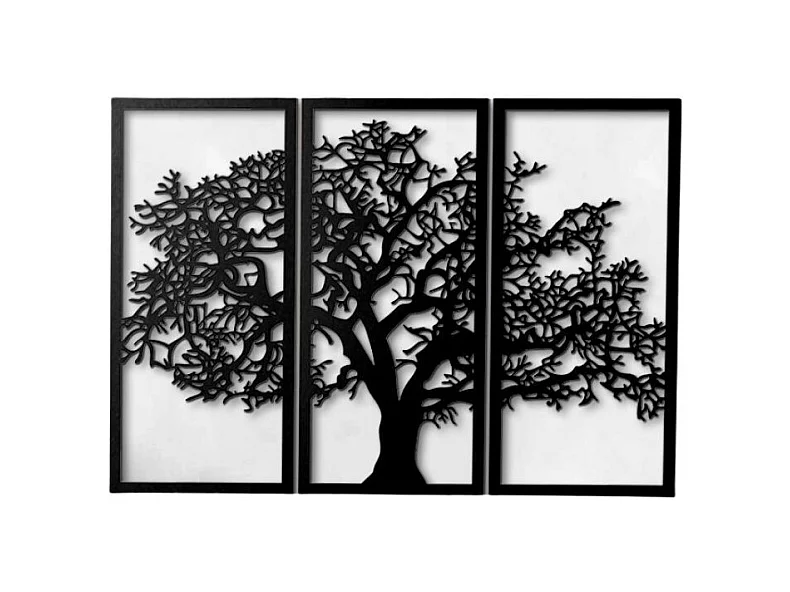 Cornice Decorativa Albero della Vita 125x88 cm MT1924011 Colore Nero
