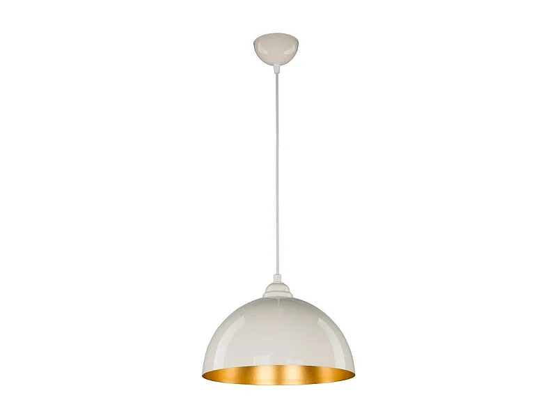 Lampada a sospensione in metallo Topak ASZ0948 colore bianco