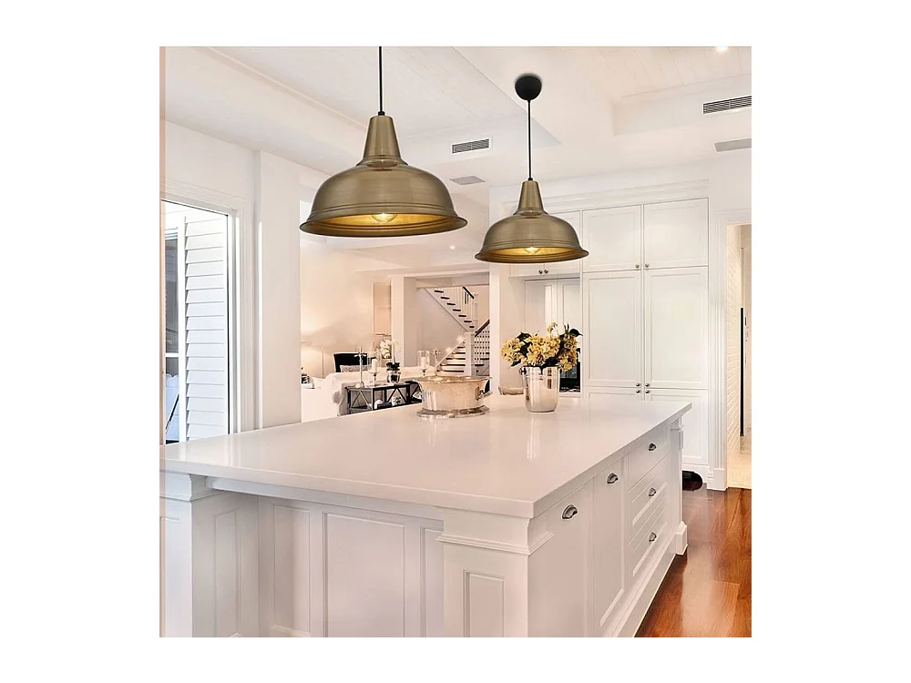 Lampada a sospensione con diffusore bronzo Tampa ASZ1343