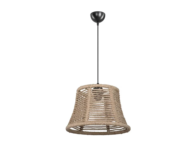Lampada a sospensione paralume in iuta stile rustico Besta ASZ1745
