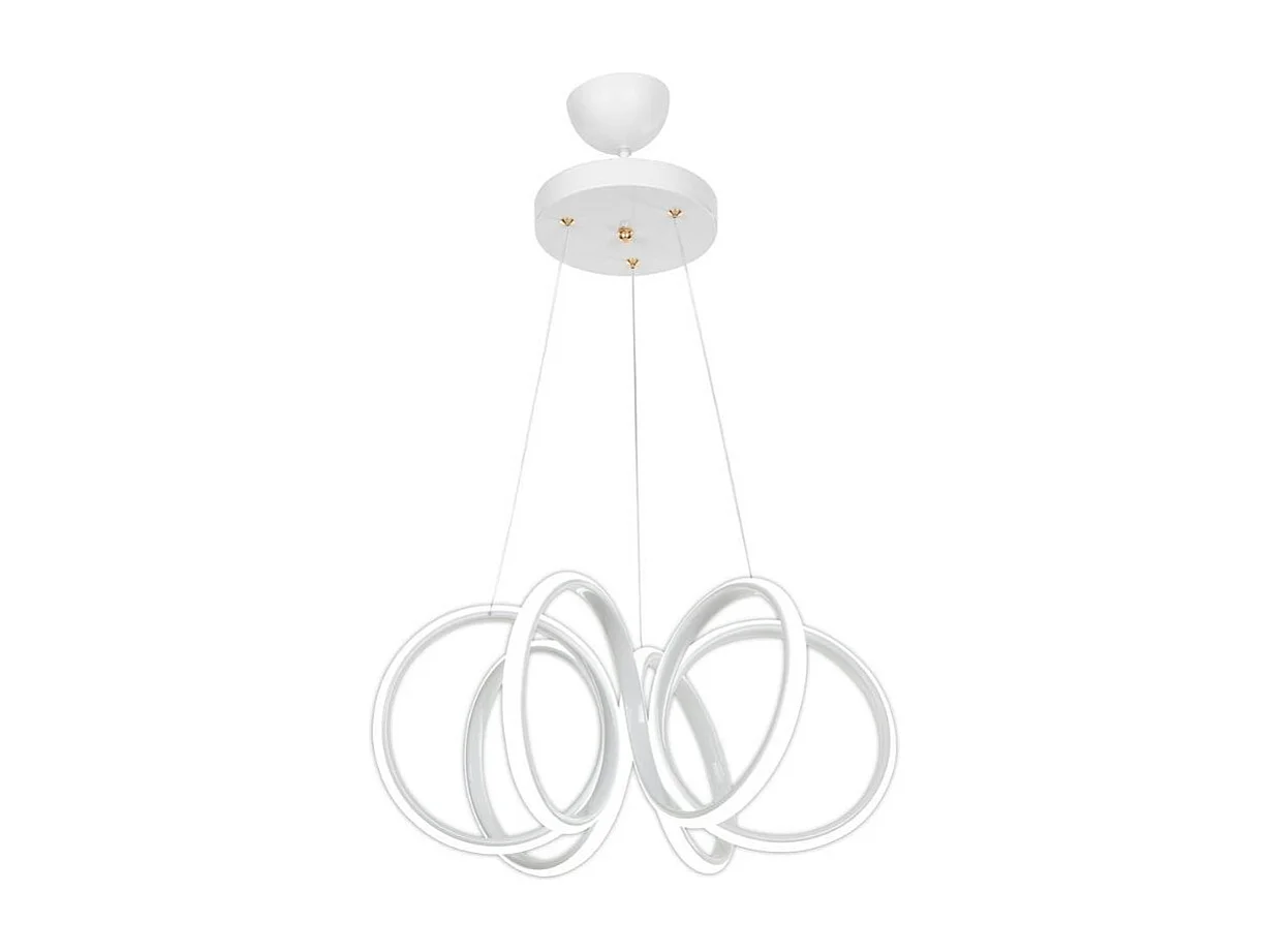 Lampada a sospensione LED forma spirale Ilya MDL4439 colore bianco