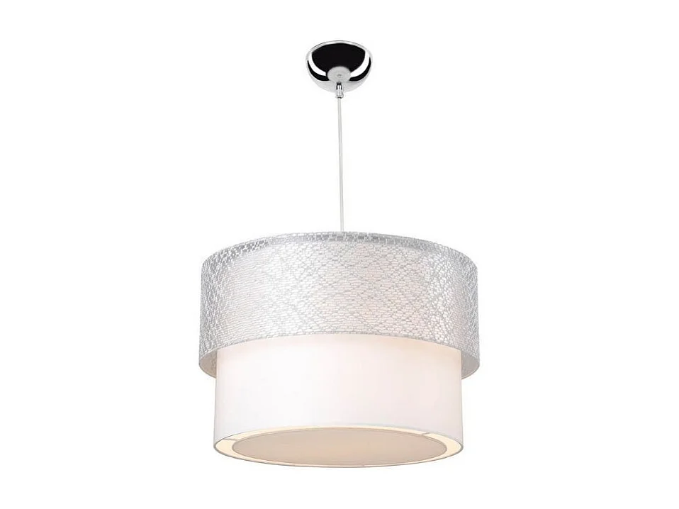 Lampada a sospensione in tessuto Polo MDL2355 colore grigio