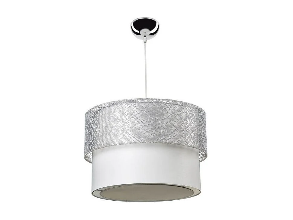 Lampada a sospensione in tessuto Polo MDL2355 colore grigio