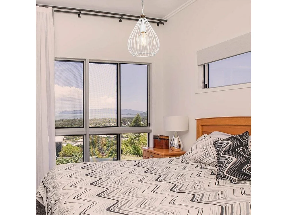 Lampada a sospensione ciondolo metallo Umay ASZ1314 colore bianco