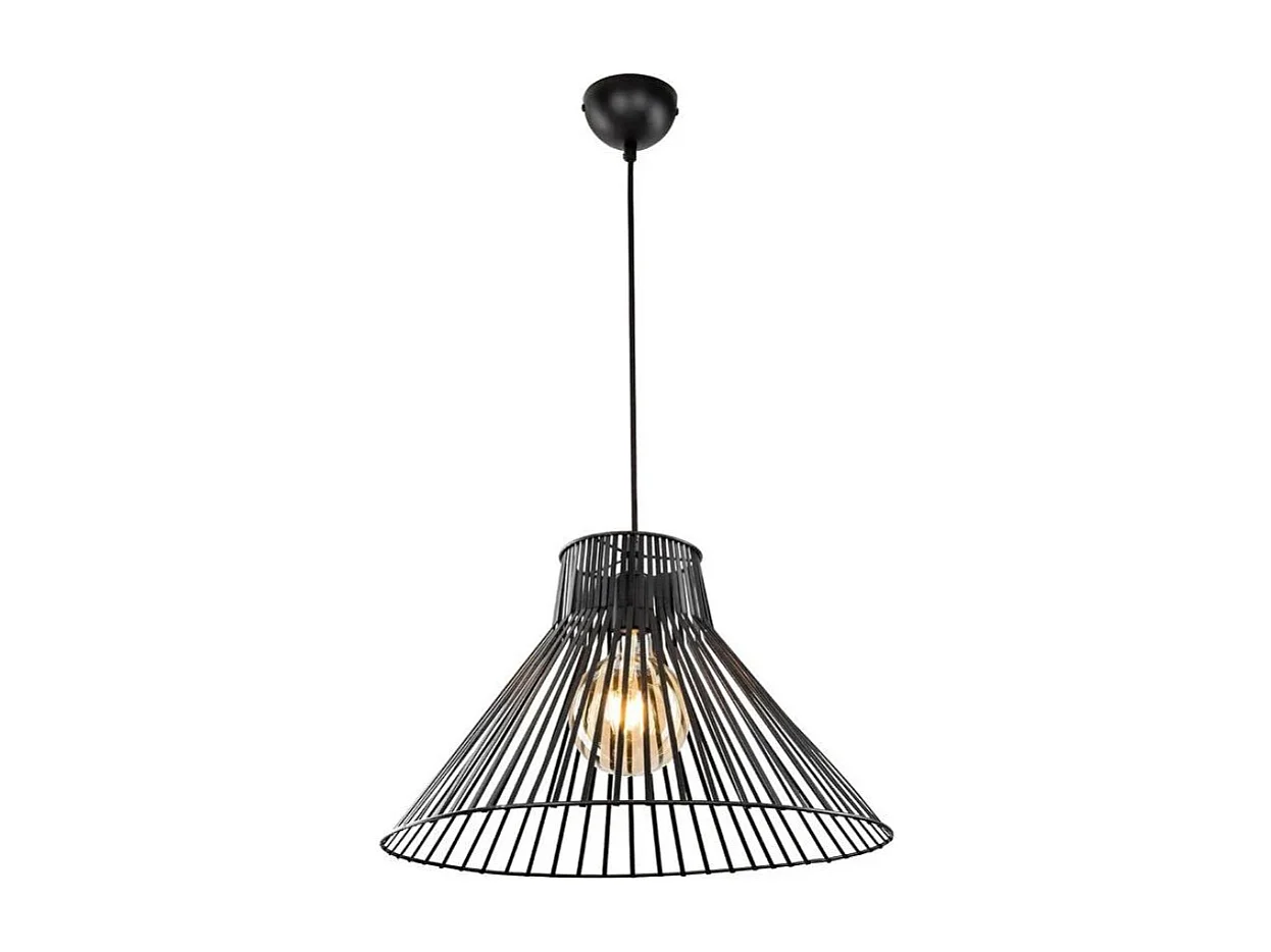 Lampada a sospensione filo metallico Panama MDL4135 colore nero