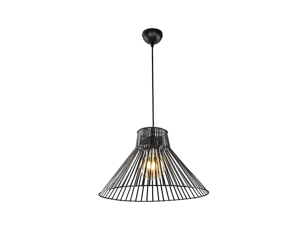 Lampada a sospensione filo metallico Panama MDL4135 colore nero
