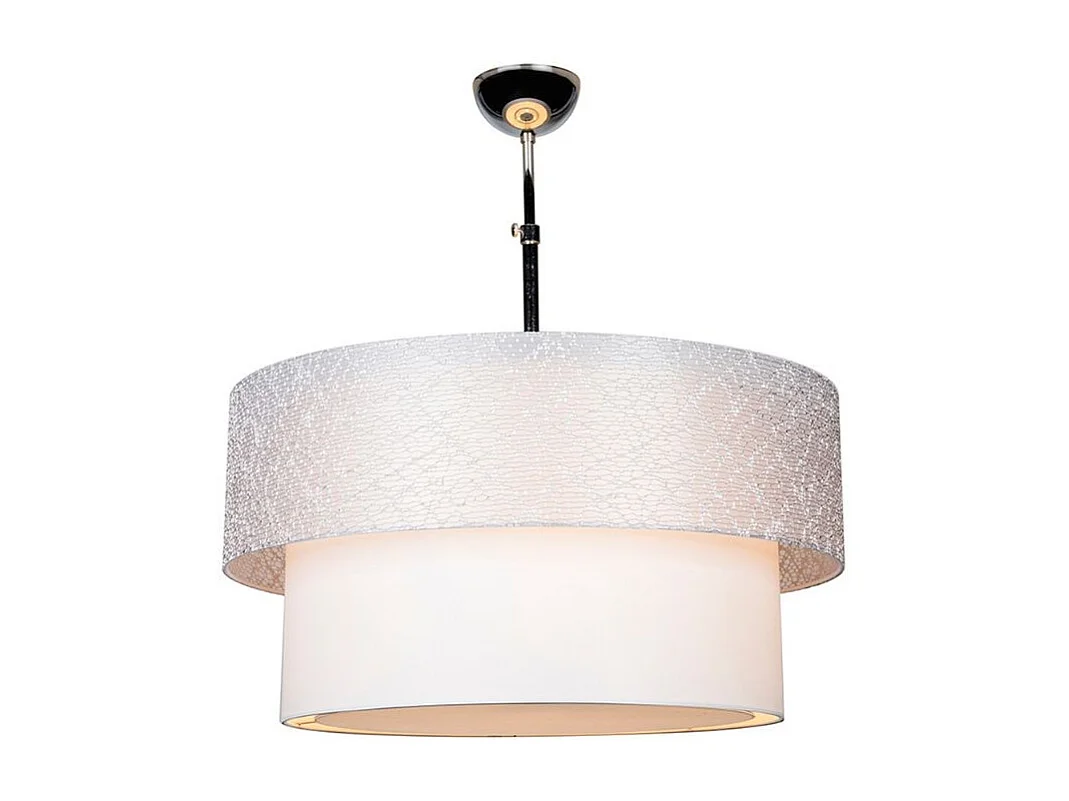 Lampada a sospensione in tessuto Polo MDL2749 colore grigio