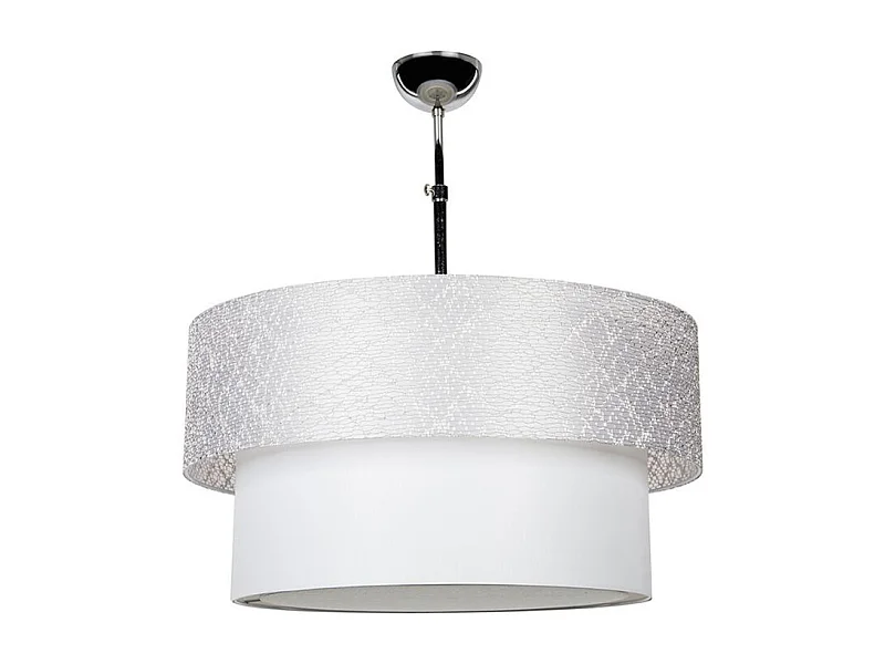 Lampada a sospensione in tessuto Polo MDL2749 colore grigio
