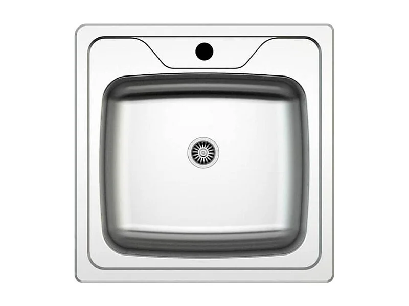 Lavello monovasca incasso monostampo N24435AS 50x50