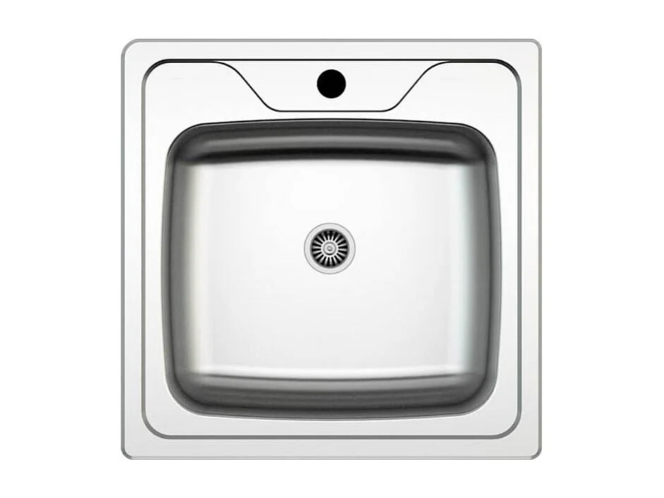 Lavello monovasca incasso monostampo N24435AS 50x50