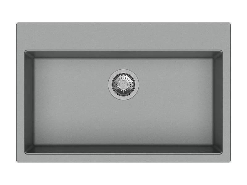 Lavello una vasca croma Waltz 78x51