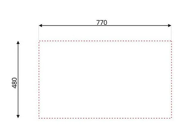 Lavello incasso cucina acciaio 79x50 cm una vasca e gocciolatoio sinistro Classic 273SX