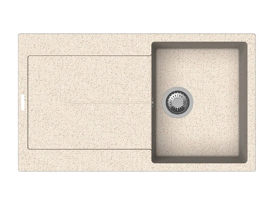 Lavello vasca e gocciolatoio avena Enigma D100