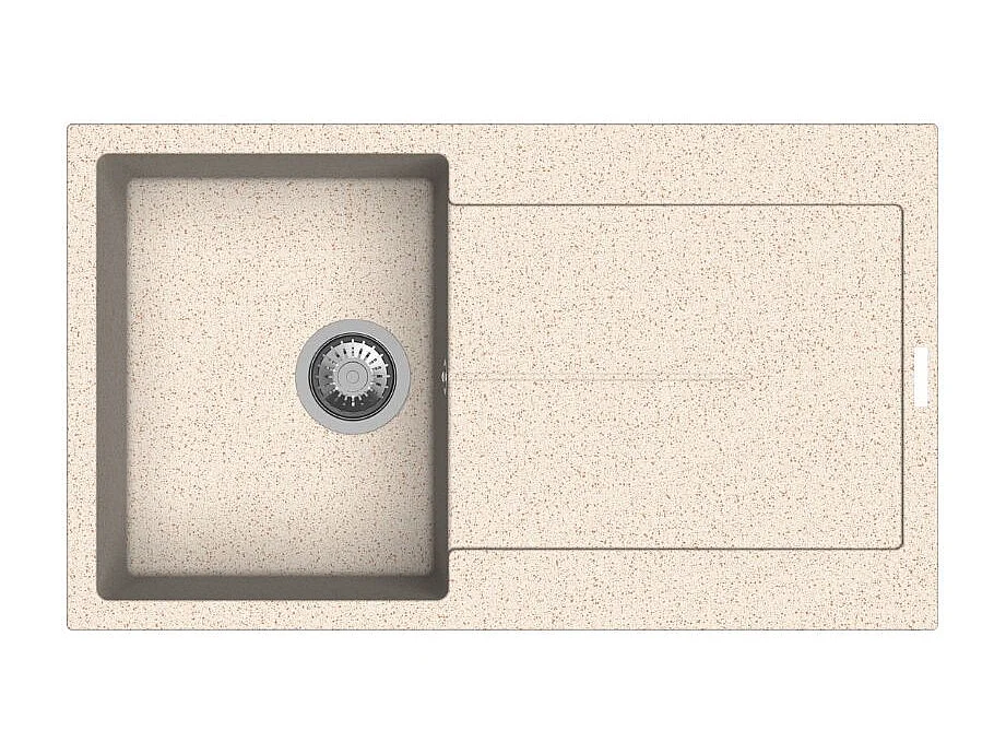 Lavello vasca e gocciolatoio avena Enigma D100