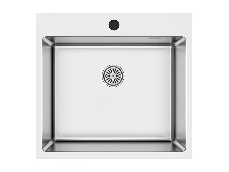 Lavello incasso monovasca 55x50.5x20H Samet SA383 inox