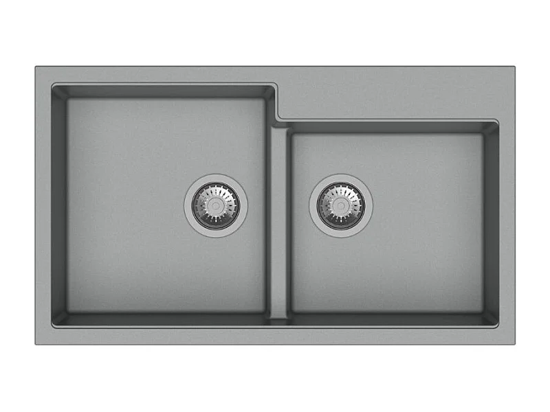 Lavello 2 vasche croma TIPTOE N200