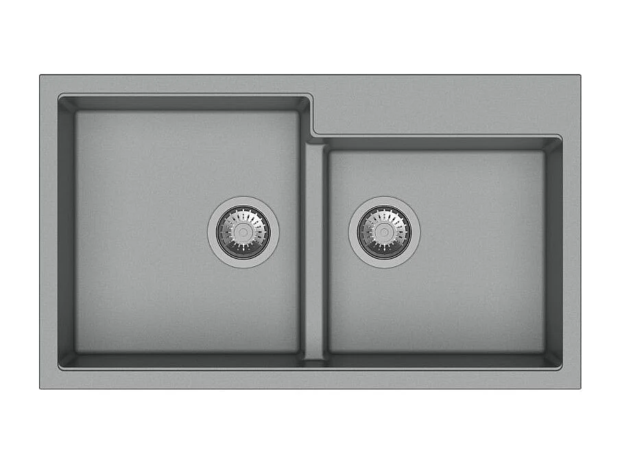 Lavello 2 vasche croma TIPTOE N200