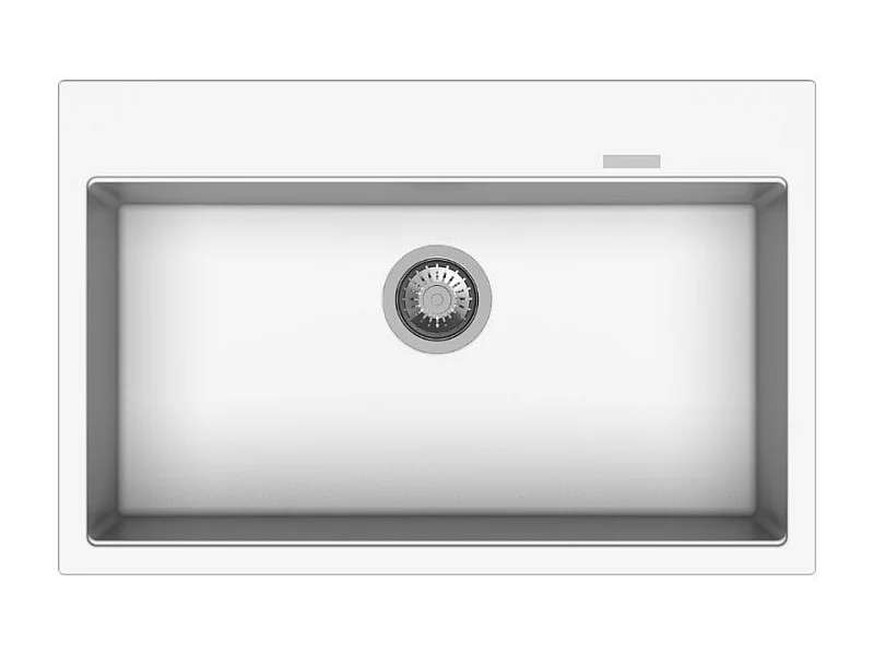 Lavello una vasca bianco Waltz 78x51