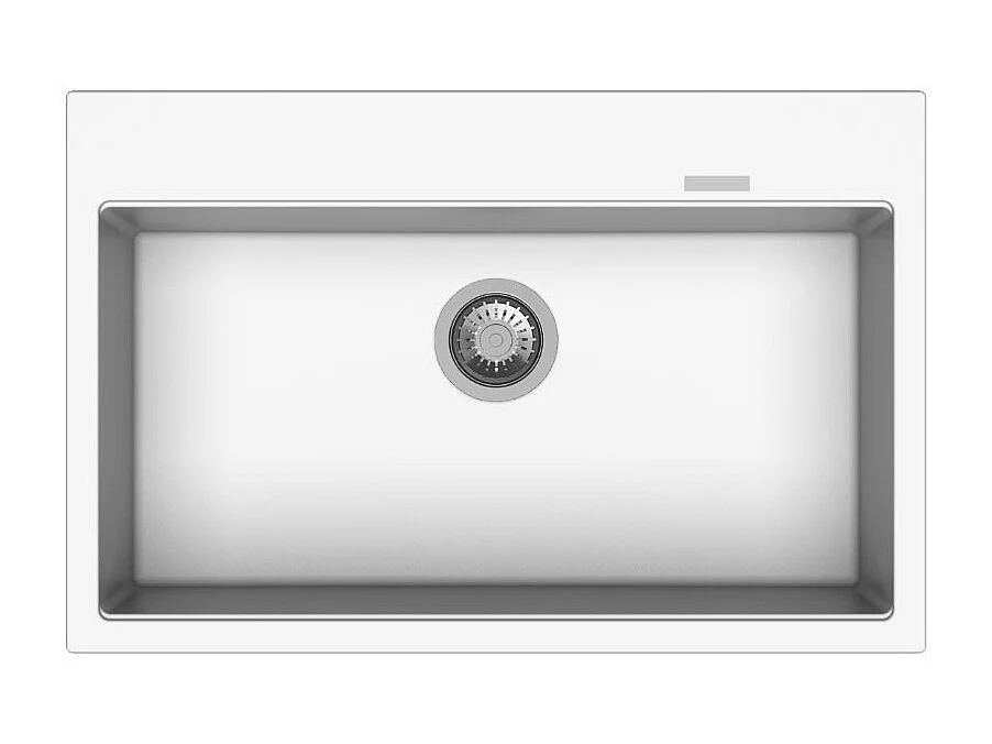 Lavello una vasca bianco Waltz 78x51