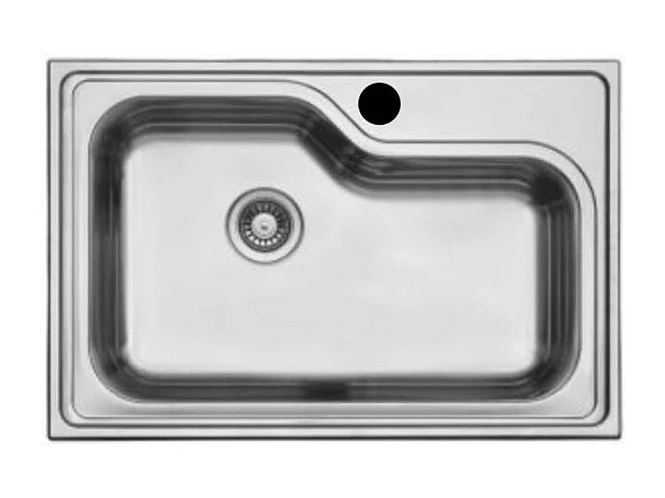Lavello da cucina monovasca 78x51 DXT780 Samet
