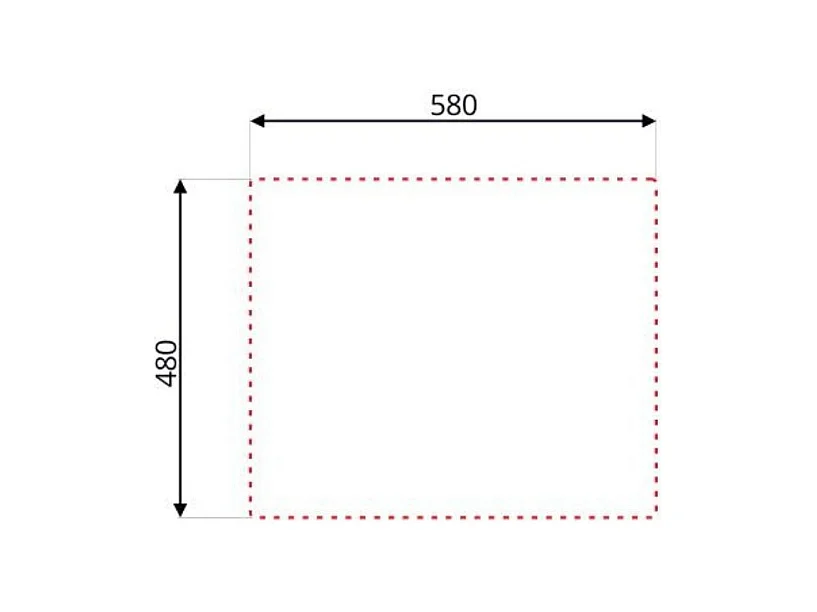 Lavello incasso acciaio cucina 50x60 reversibile con gocciolatoio Rondò EC196