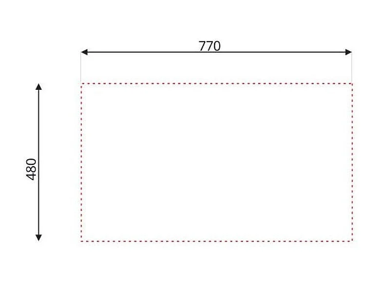 Lavello incasso cucina acciaio 79x50 cm una vasca e gocciolatoio destro Classic 273DX