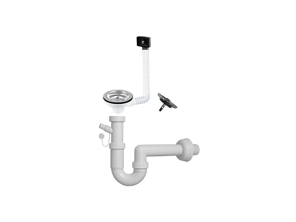 Lavello incasso cucina acciaio 86x50 cm una vasca e gocciolatoio destro MP861VDX