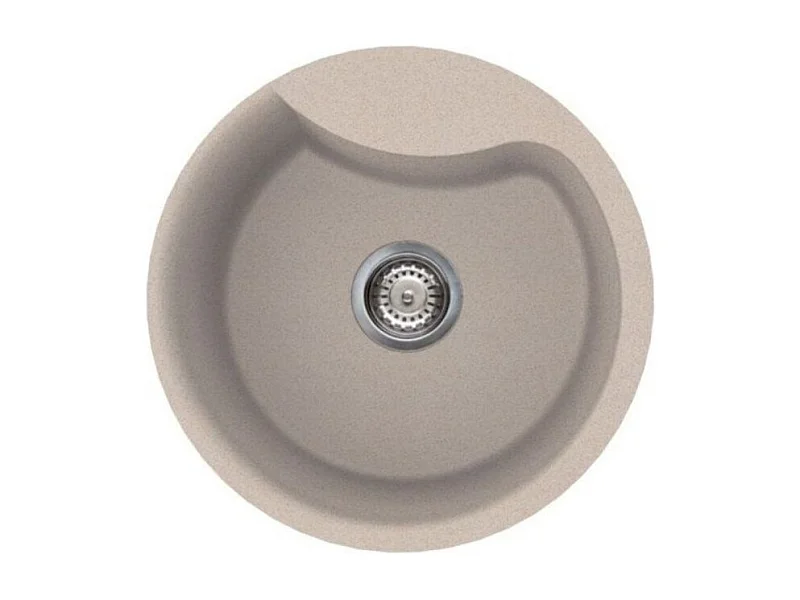 Lavello incasso rotondo diametro 48 Smeg LSE48AV avena