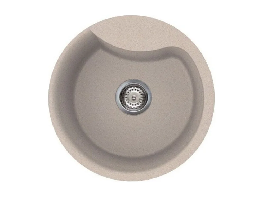 Lavello incasso rotondo diametro 48 Smeg LSE48AV avena