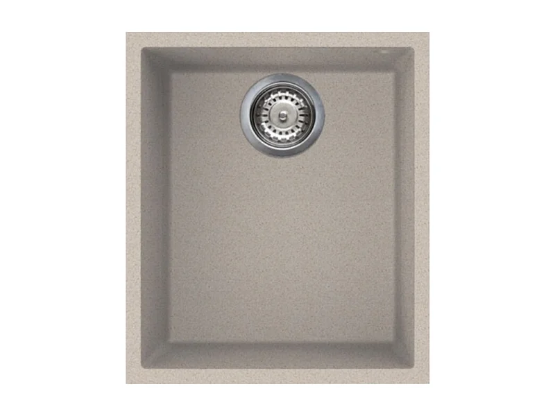 Lavello incasso monovasca sottotop 38x44 Smeg VZUM40AV2 avena